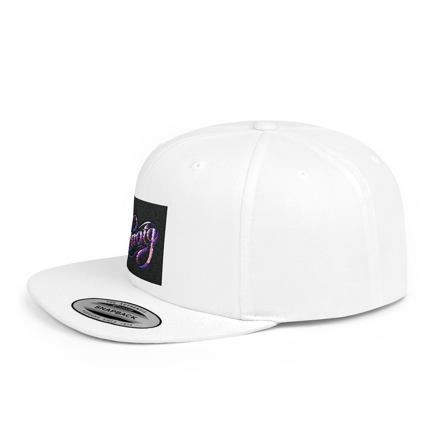 "SmartG Flat Bill Snapback Cap – Classic Style, Perfect Fit"